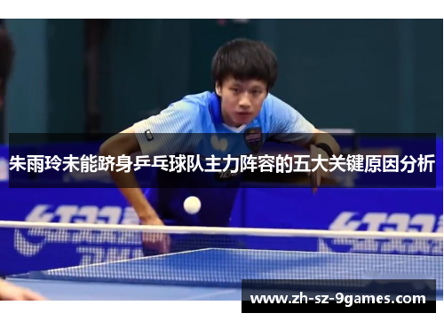朱雨玲未能跻身乒乓球队主力阵容的五大关键原因分析